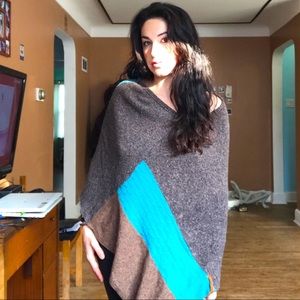 One-of-a-kind unique knit shawl